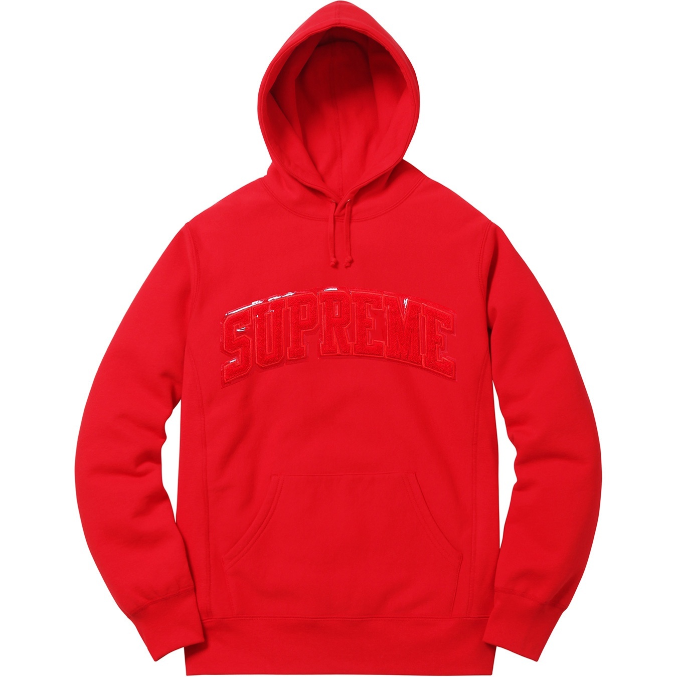 Patent/Chenille Arc Logo Hooded Sweatshirt view 11